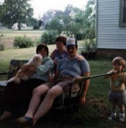 Becky Clabaugh; Marilyn Dorrough; David Dorrough; Matt Clabaugh summer